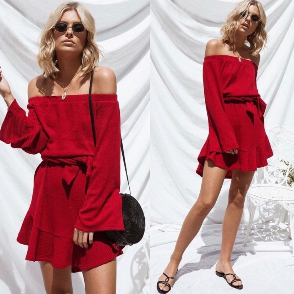 Sabo Skirt Sierra ribbed dress.